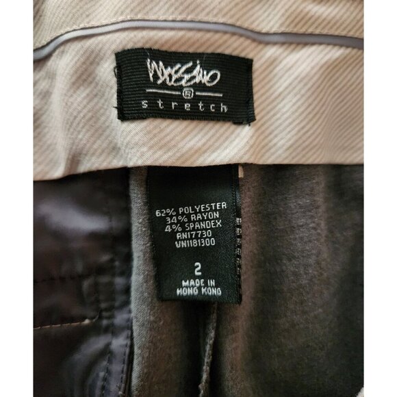 Mossimo Womens Stretch Gray Flared Dress Pants Size 2 - Picture 5 of 5